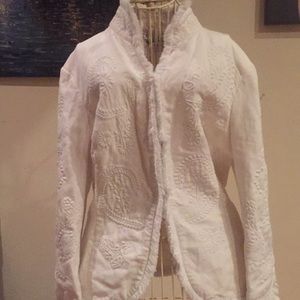 Vintage white Nicole Miller jacket